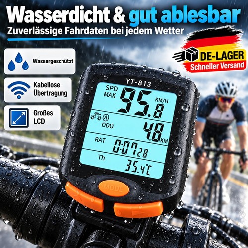Funk fahrradcomputer lcd - fahrradcomputer,