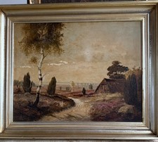 Altes signiertes ölgemälde - altes,