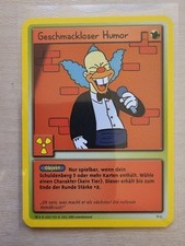 The Simpsons Sammelkartenspiel "Geschmackloser Humor" Promo Karte P-11
