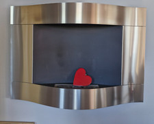 Blomus Wandkamin „Lima“ in Silber – Stilvolles Feuererlebnis