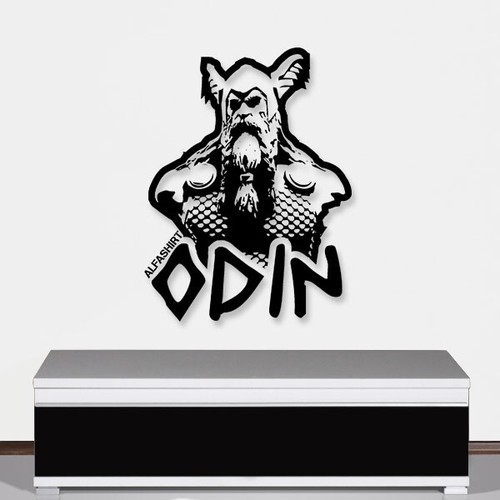 Wandtattoo wikinger gott odin - wandtattoo,