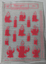 DDR Typofix Rubbelbild Nr. 2560 Weihnachten Winter Kerze 1 Stück