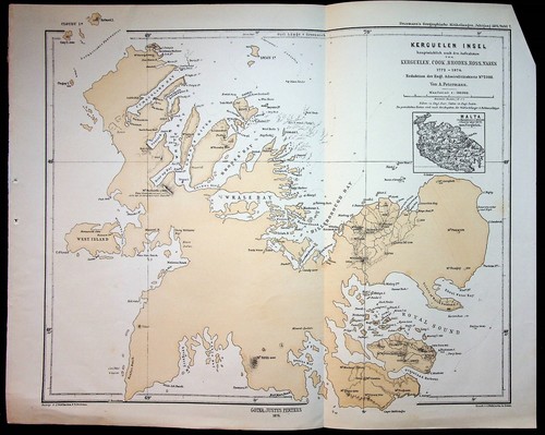 1875 kerguelen island southern - 1875,