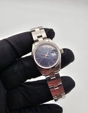 Rolex Oyster Perpetual Lady Date blue Dial 26mm -rare-