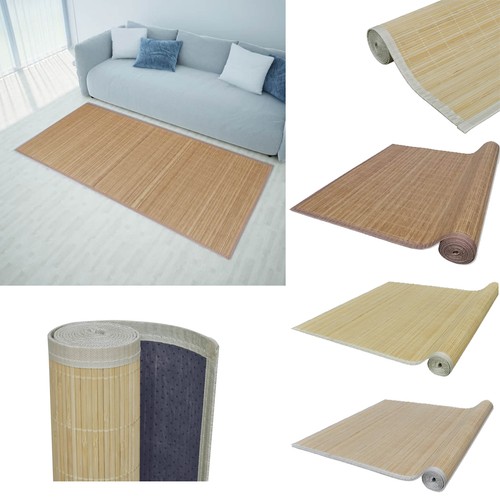 Teppich bambus natur - teppich,
