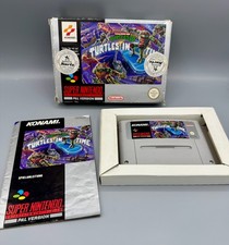 SNES Turtles In Time Super Nintendo CIB OVP mit Anleitung NOE