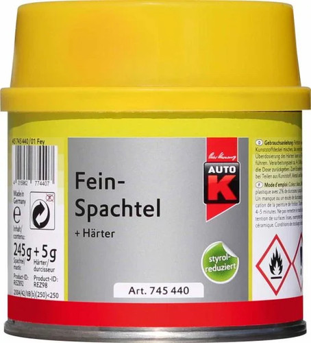 Auto feinspachtel härter - +,