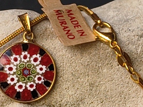 Murano millefiori kette - millefiori,