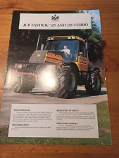 Prospekt niederländisch JCB FASTRAC 125 145 Turbo Traktor Schlepper brochüre