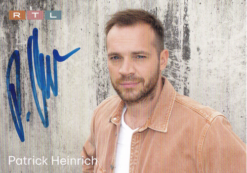 Autogramm patrick heinrich - autogramm,