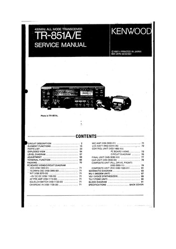 Service manual anleitung für - service,