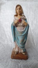 Heiliges Herz Maria 12 cm Kunststoff Figur Statue S/57 Mutter Gottes Sonderpreis