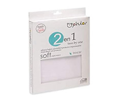 pirulos 44399801 Spannbettlaken 60 x 120 cm weiß + Interbaby Babydecke 80x110cm