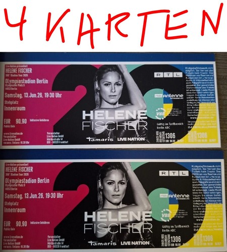 Tickets helene fischer - 1-4,