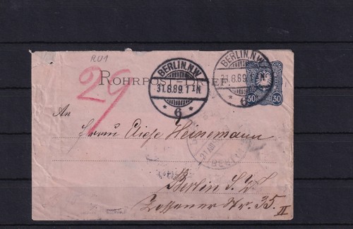 K726 deutsches reich - reich, rohrpost