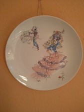 Wandteller Porzellan rund v. alka kunst Bavaria 50er/60er Jahre Vintage Sammler