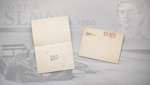 Ayrton senna signierte - senna,