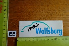 Alter Aufkleber Automobil Volkswagen Stadt MEIN WOLFSBURG Niedersachsen