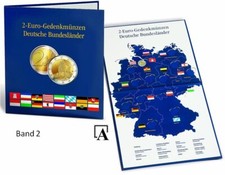 Leuchtturm Münzalbum Band 2 für  16  2-Euro-Münzen Bundesländer Presso 2023-2038