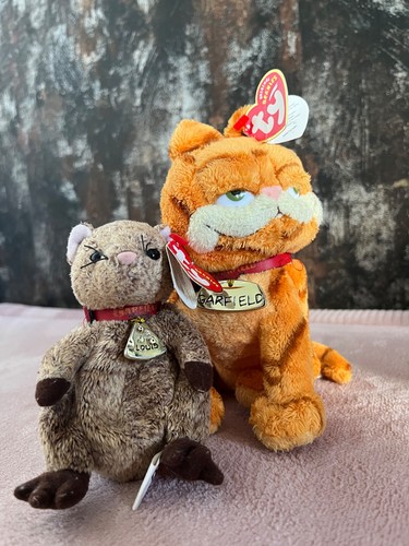 Beanie babies garfield und - ty,