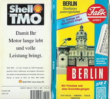 BERLIN  Falk Plan 11/1989 , 52. Auflage, Mauerfall-Ausgabe DDR Übergangsstellen