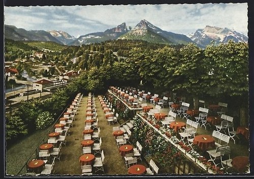 Ansichtskarte berchtesgaden - ansichtskarte,