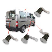 4x SCHLIEßZYLINDER SCHLOSS TÜRSCHLOß RENAULT MASTER 2 II OPEL MOVANO INTERSTAR