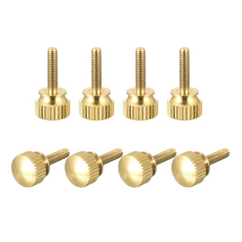 8stk rändel schrauben m3x12mm - rändel,