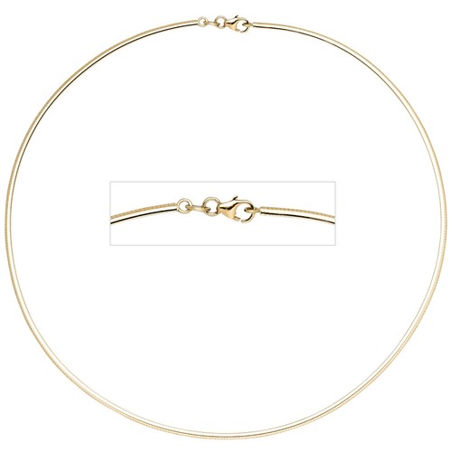 Halsreif 585 echt gold 333 - gold,