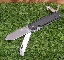 Sanrenmu Messer 7117LUX-LH-T5 Rescue Knife Rettungsmesser Multitool Säge