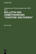 Bulletin des arbeitskreises - bulletin,