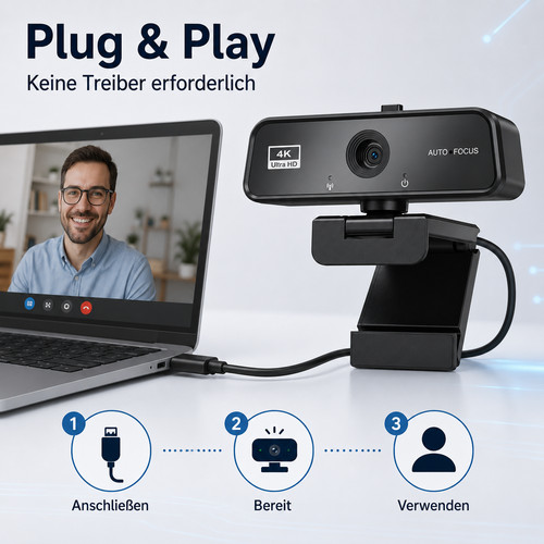 Webcam kamera mit - 4k,