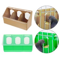 Taubenfutterhaus für Käfigzubehör Tränke Futterautomat für Hamster Geflügel Turteltauben