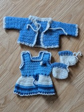 Alte PUPPEN Kleidung Strickkleidung 60er/70er Jahre 