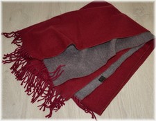 XL Damen Schal Farben: brombeer   dunkelgrau  Gebraucht