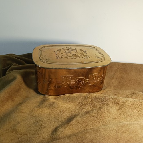 Vintage blechdose mit - mit, deckel