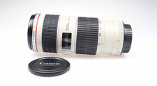 Canon EF  70-200mm f4 red L IS USM Zoom Objektiv Lens 95968 near mint wie neu