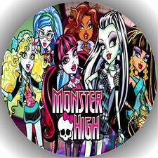 Tortenaufleger Geburtstag Party Tortenbild Oblate Monster High T2