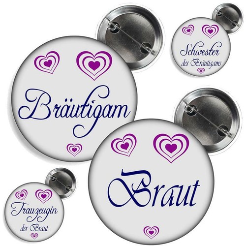 Button hochzeit braut - hochzeit,