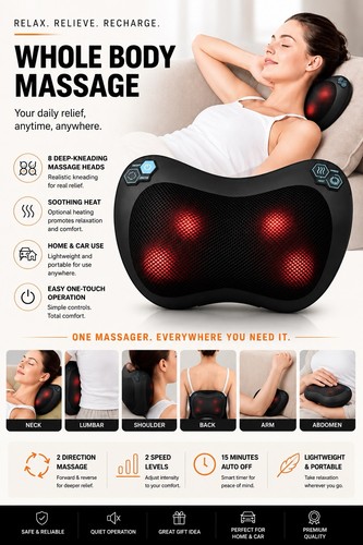 Shiatsu nackenstütze - shiatsu,