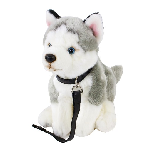 Husky kuscheltier mit leine - husky,