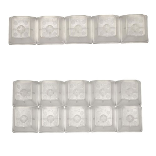 10pcs transparent abs - 5/10pcs,