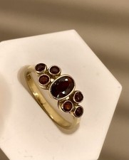 Vintage Granatschmuck Ring 8