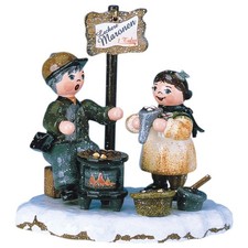 Winterkind Hubrig Figur Miniatur Rutschgefahr Sternsinger Meterwurst Erzgebirge