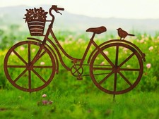 Gartenstecker Fahrrad