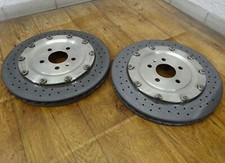 2 x AUDI A8 S8 4H S6 S7 RS6 4G KERAMIK 370 x 30 mm 4H0615601G & 602C CERAMIC