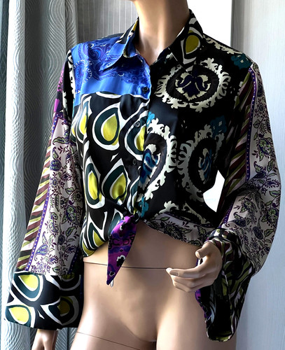 Kurze bluse hippie - bluse,