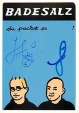 Badesalz -  - original Autogramm -  - Autogrammkarte