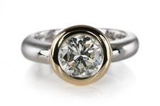 Ring Solitär Brillant ca