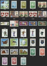 Belarus 1994, Jahrgang fast komplett, Mi. 43-82, Block2-3 (ohne4) postfrisch/MNH